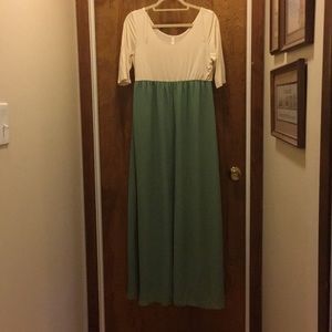 Pink Blush Maternity Maxi Dress